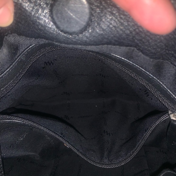 Monsac  Purse in soft pebble Leather black - Picture 8 of 10